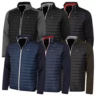 Calvin Klein Mens 2024 CK Hybrid Insulate Lightweight Golf Jacket 45% OFF RRP • £54.99