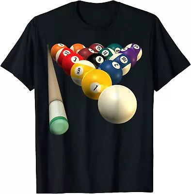 NEW LIMITED 8-BALL POOL TEAM Design Great Gift Idea Premium Tee T-Shirt S-3XL • $23.22