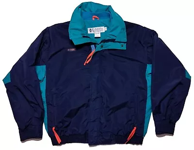 Vintage COLUMBIA Men's Bugaboo Jacket 1990s Radial Sleeve Blue Green Medium M • $24.99