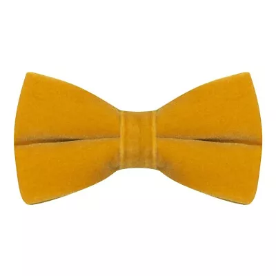 Luxury Dark Gold Velvet Bow Tie • $12.56