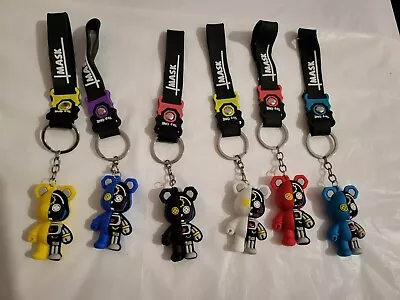 £2.69 • Buy Keychain Half Skull Body Robot Mechanical Bear Fashion Punk Keyring UK Stock