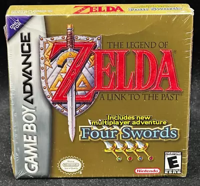 Legend Of Zelda Link To The Past Four Swords Nintendo Game Boy Advance Sealed • $155