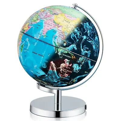 Kids Illuminated Constellation World Globe 3 In 1 Desktop Earth Globe With Stand • £28.95