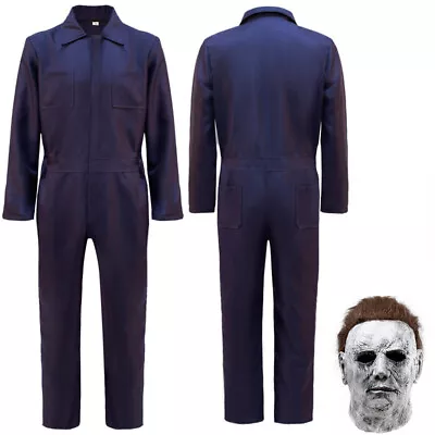 Michael Myers Cosplay Costume Mask Killer Michael Horror Latex Mask Cosplay • $30.31