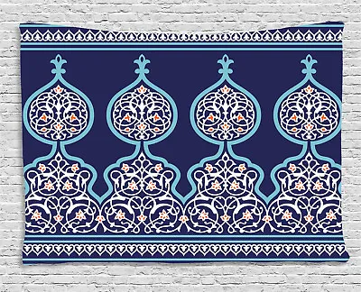 Moroccan Tapestry Mystic Oriental Decor Print Wall Hanging Decor 60Wx40L Inches • $27.99