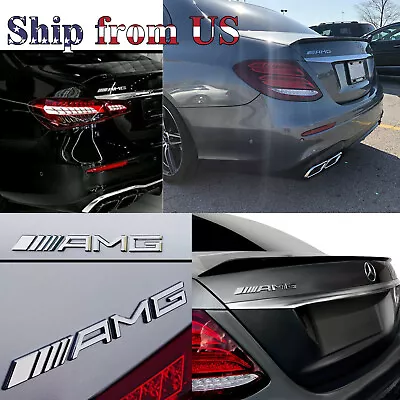 3D AMG Letter Logo Badge Back Rear Trunk Sticker Car Emblem For Race Sports Car • $9.99