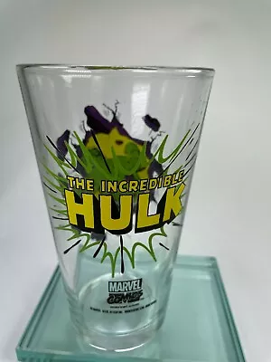Marvel Comics Pint Beer Glass The Incredible Hulk 16oz Rare Souvenir Tea Cup C43 • $14.99