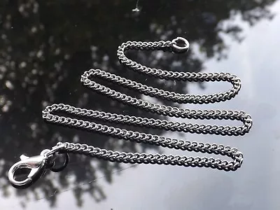 Silver Plated & Stainless Steel 2mm Necklace Bracelet Extender Chains 1-30” Long • £2.50