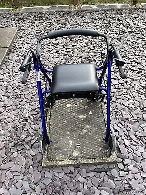 4 Wheel Zimmer Frame With Seat  • £20