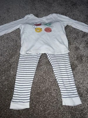 £0.99 • Buy Size 2-3 Years White Cat Pjs