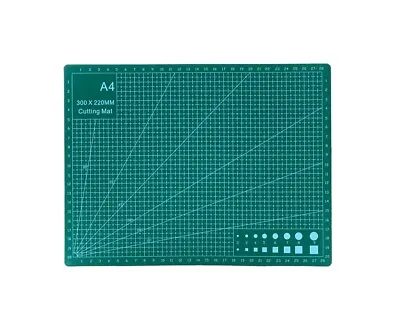 A1 A2 A3 A4 A5 Cutting Mat Non Slip Self Healing Printed Grid Craft Board Lines • £4.15