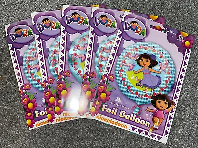 £4.95 • Buy 5 X Dora The Explorer Birthday Foil 18in/45cm Kids Party Decoration Balloon Pack