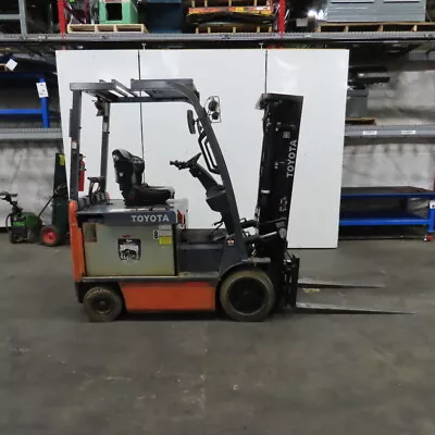 Toyota 8FBCU25 5000LB 48V Electric Forklift 3 Stage 189  Lift W/ Side Shift • $15000