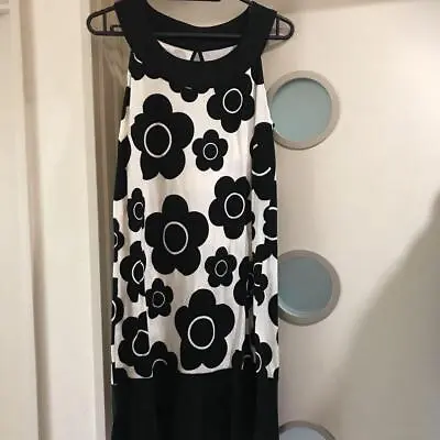 Mary Quant Daisy Pattern Dress 7 • $100.80