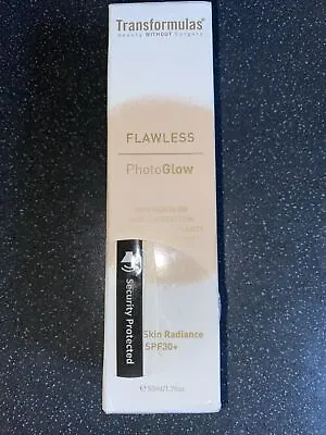 Transformulas Flawless PhotoGlow Daily Skin Radiance 50 Ml SPF 30+  Sealed New • £31.95