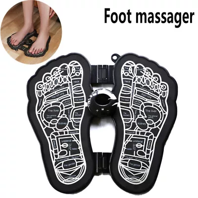 Electric EMS Foot Massager Leg Reshaping Pad Feet Muscle Stimulator Mat US Stock • $11.89