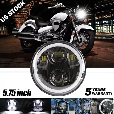 For Suzuki Boulevard M50 M90 C50 VZ800 5-3/4 5.75 INCH LED Headlight Hi/Lo DRL • $42.88