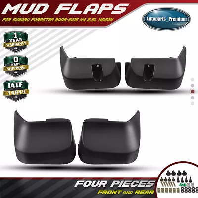 4x Splash Guards Mud Flaps Front & Rear For Subaru Forester 2009-2013 Wagon • $26.34