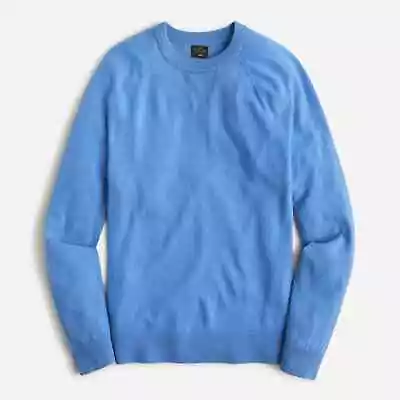 J. Crew Men’s 100% Cashmere Raglan-Sleeve Crewneck Sweatshirt Sweater $228 NEW M • $109.99