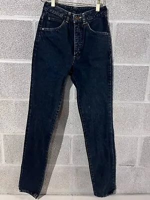 Vintage Edwin Relaxed Tapered Leg Jeans Mens Size 27x32 Black Heavy Denim • $25.97