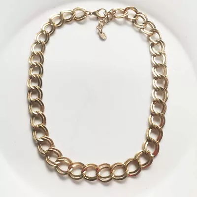 New 17  Zara Thick Chain Necklace Gift Vintage Women Party Holiday Jewelry • $10.99