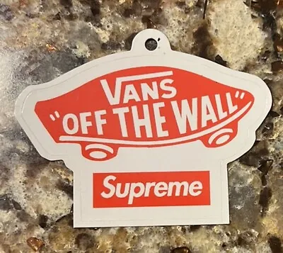 Supreme Vans Off The Wall Sticker Authentic Brand New & Red Box Logo Sticker • $18.65