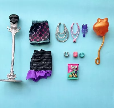 Monster High Doll Jewelry Bracelets Necklace Skirt Balloon Accessories Lot • $14.99