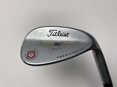 Titleist Vokey Spin Milled CC Chrome Sand Wedge SW 56* 11 Bounce Wedge Steel RH • $24.88