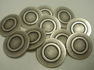 New Lots Silver Metal Buttons Sizes 5/8 11/16 13/16   Blazer Suit S86 • $3.99