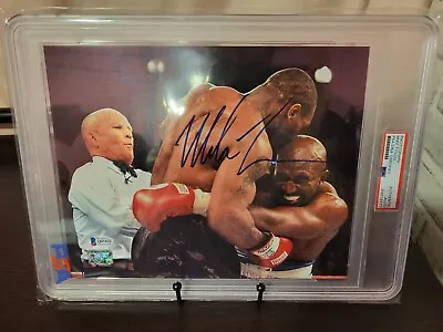 Mike Tyson Signed Auto 8x10 Photo PSA/DNA Authenticed & Encapsulated  • $199.99