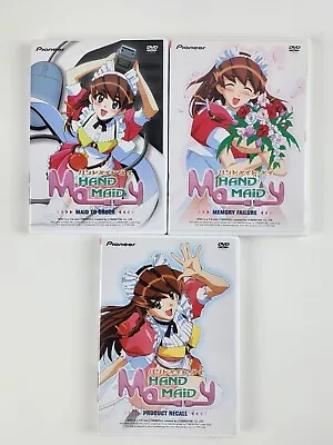 Hand Maid May - Anime 3 Disc DVD Lot Maid To Order Memory Failure Product Recall • $29.99