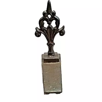 Solid Metal Door Stop Old Vintage Antique Design Decorative Stopper Wedge China • $20.70