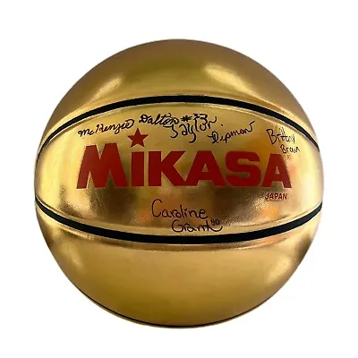 RARE Mikasa GoldBB Basketball Autographed • $15