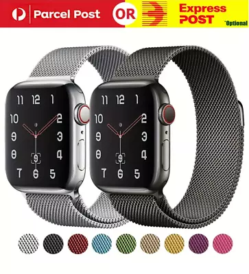 For Apple Watch IWatch Band Series 8 7 SE 6 5 4 3 Magnetic Stainless Steel Strap • $5.99