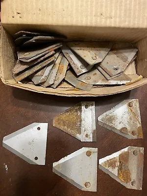 1970's 25 Massey Ferguson Sickle Bar Mower Triangle Metal Cutter Blades • $34.99