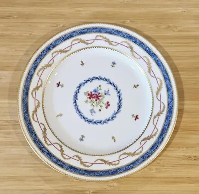 Haviland Limoges Salad Luncheon Plate- Vieux Paris Bleu Blue • $139