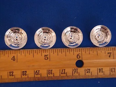 Resin 1/24th Scale Chrome Reverse Wheels From Missing Link • $8