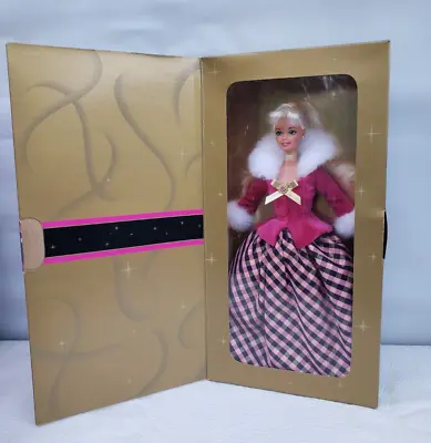 $22 • Buy Vintage 1996 Winter Rhapsody Barbie-Avon Exclusive Second In Series, NEW In Orig