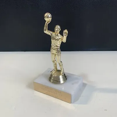 Vintage Basketball Trophy 1979 Pioneer Xmas Tournament All Star • $15