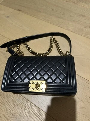 $5800 • Buy CHANEL Boy Wallet On Chain Grained Calfskin - Black