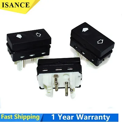 3 Pcs Power Window Switch Single Button 61311387916 For BMW E36 318i 325i Z3 M3 • $20.52