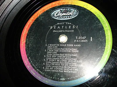 The Beatles - Meet The Beatles! (T-2047) - Capitol [ 33 Rpm Vinyl LP ] • $19.99