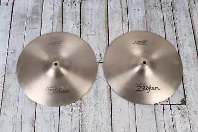 Zildjian A0133 A Custom New Beat Hi Hat Cymbal Pair 14  Hi Hats Cymbals • $369.07