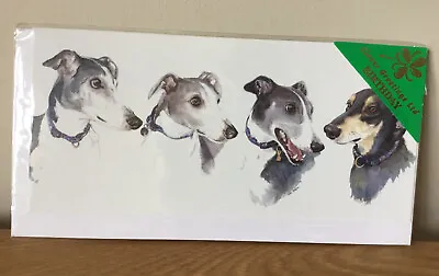 £2.99 • Buy Birthday Card ‘four Greyhounds’ ~ For Greyhound/whippet/lurcher Dog Lover 💕