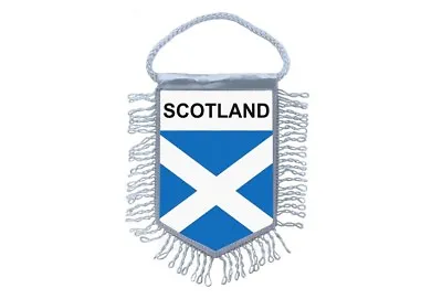 Mini Banner Flag Pennant Window Mirror Cars Country Banner Scotland • £8.12