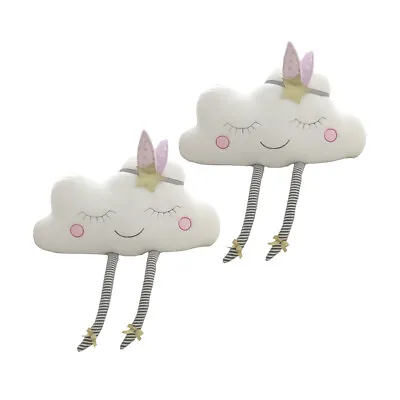 Plush Nap Sleep Doll Cloud Cushion Decor For Home Infant Gifts Sofa • £15.25