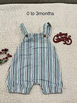 0-3 Month Baby Boy Overall Jumper. • $6