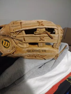 Vintage Wilson A2000 XXL ProBack Dual Hinge Snap Action 13” Glove For A Lefty • $50