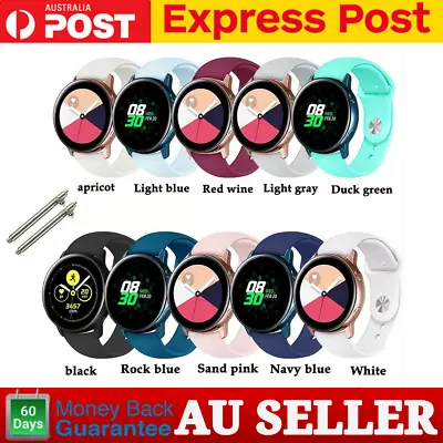 Replacement Silicone Band For Samsung Galaxy Watch Active 2 Sport Wrist Band 20m • $7.99
