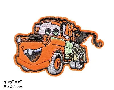 Cars Movie Mater Cartoon Character Tow Truck Car Embroidered Iron On Patch • $4.99